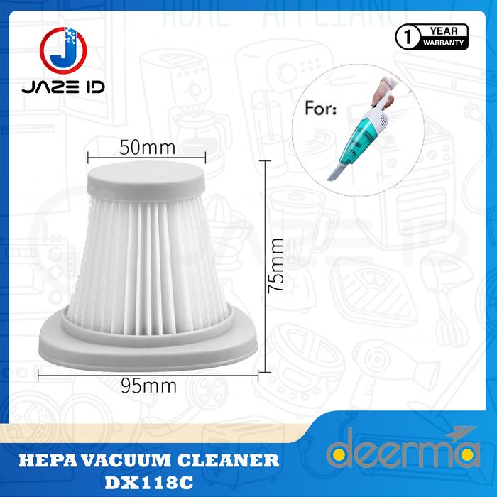 Gambar Deerma Hepa Filter Vacuum Cleaner DX118C DX128C dari JAZE ID undefined Tokopedia