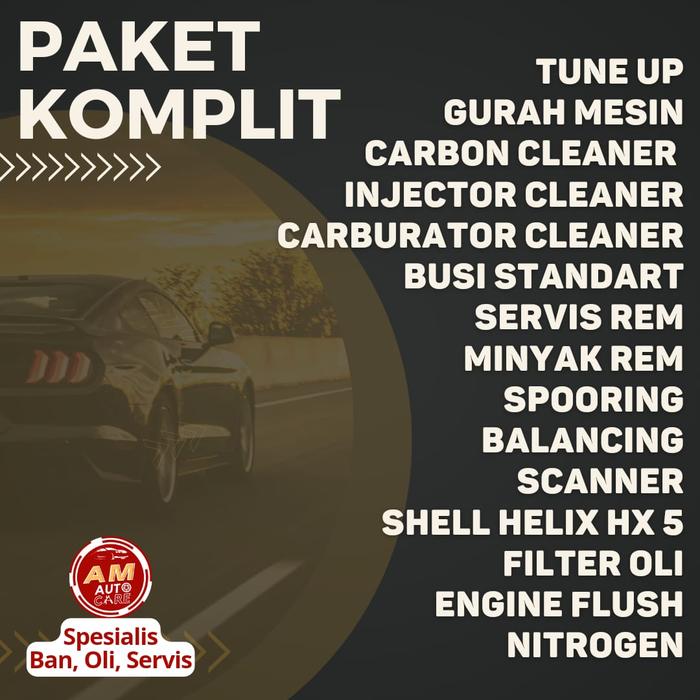 Gambar PAKET KOMPLIT SERVICE MOBIL BEST SELLER dari AM Autocare undefined Tokopedia