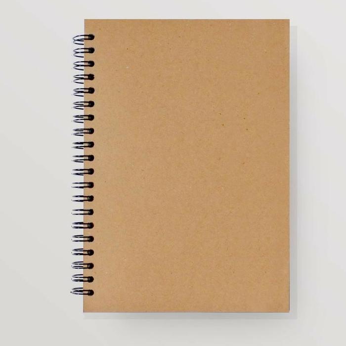 Gambar Buku Notebook B5 / Notebook Murah / Buku Tulis b5 Spiral / Buku Kuliah - crarft paper, Hvs polos dari Squad Book undefined Tokopedia