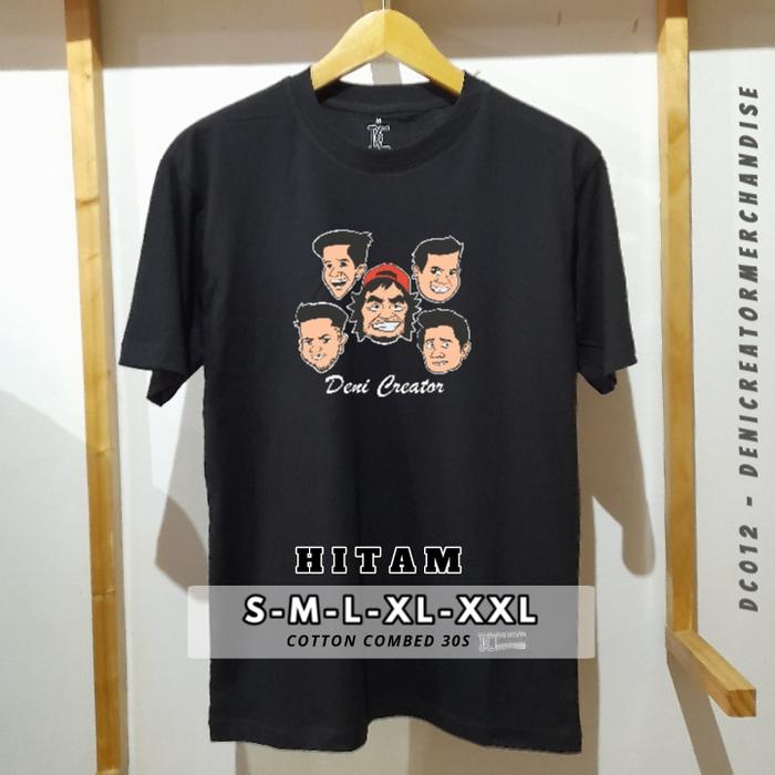 Gambar Kaos Distro Deni Creator DC012 / Kaos Animasi DC / Pria dan Wanita - Hitam, XL dari Deni Creator undefined Tokopedia