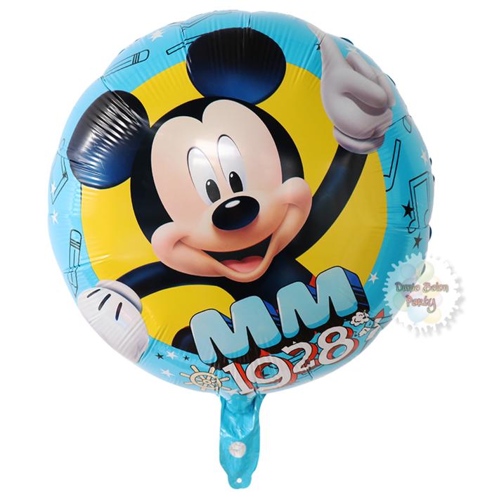 Gambar Balon Foil Bulat Mickey Minnie / Balon Mickey Mouse / Minnie Mouse - mickey mouse dari Dunia balon party undefined Tokopedia