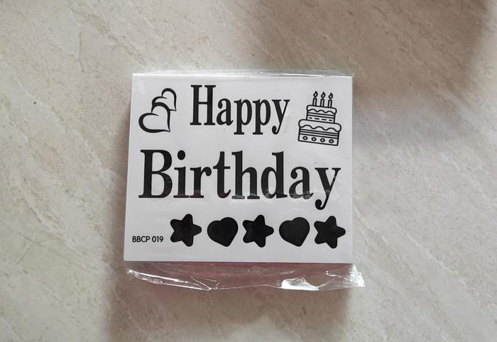 Gambar Stiker Bobo Balon PVC ukuran 12 x 12 cm / Balloon Sticker Tulisan Happy Birthday / Love You / Unicorn - HappyBirthday11 dari Pestaphoria undefined Tokopedia