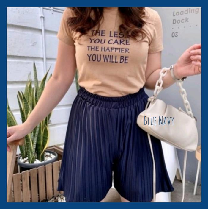 Gambar Hotpants celana jumbo Celana pendek wanita Hotpant Bawahan wanita - BLUE NAVY dari ahmad bimbim undefined Tokopedia