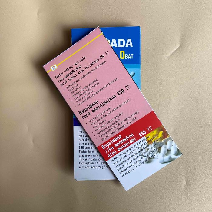 Gambar Flyer Efek Samping Obat, Brosur Farmasi, Leaflet Mini ESO - 25 dari Sahabat Sejasa Kab. Sleman Tokopedia