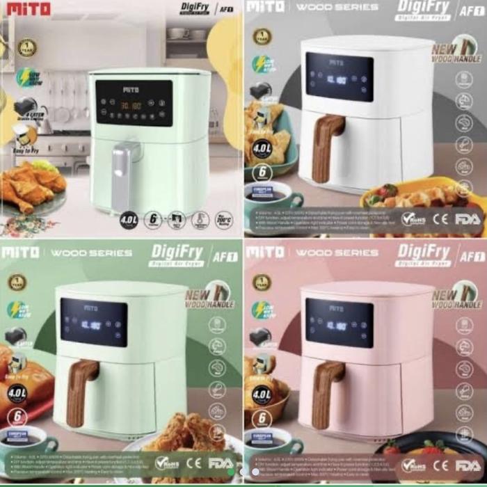Gambar DIGITAL AIR FRYER MITO AF1 AIRFRYER 4L LOW WATT - Af 1 4L dari Sk bali undefined Tokopedia