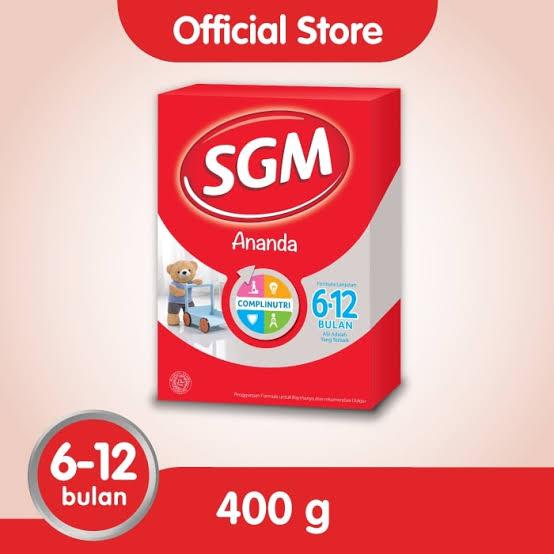 Gambar Susu SGM Ananda 6 - 12 bulan 400 gram dari Toko Gemilang Makassar undefined Tokopedia
