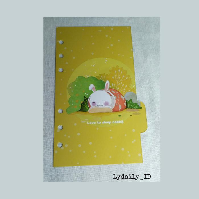 Gambar Pembatas Binder Cartoon Kucing A5 & A6 6ring - Kuning, A6 dari LydaiLy undefined Tokopedia