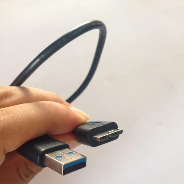 Gambar KABEL EXTERNAL HARDDISK USB 3.0 CABLE HDD HD EKSTERNAL HARDISK 1 METER - 30cm dari Luxer undefined Tokopedia