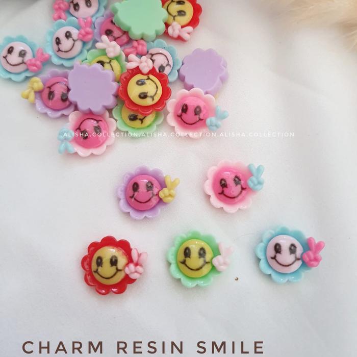 Gambar Charm Resin Karakter Lucu | Clay Lucu - Smile, 10 biji dari Alisha.Collection1 undefined Tokopedia