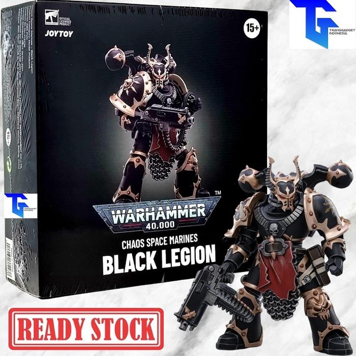 Gambar JOYTOY 1/18 Warhammer 40K Chaos Space Marines - Black Legion JT2238 - JT2245 - JT2252 Action Figure - CSM C 03 dari TransGadget Indonesia undefined Tokopedia