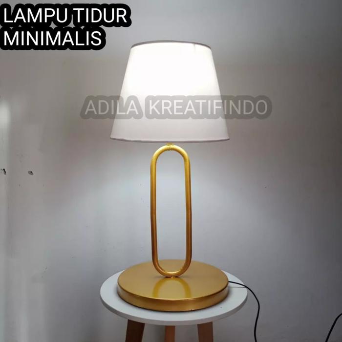 Gambar lampu tidur lampu meja lampu kamar lampu hotel - Putih dari Adilakreatifido lampu hias undefined Tokopedia