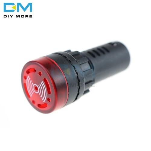 Gambar AD16-22SM Flash Buzzer 220V AC LED Light Pilot Lamp Alarm Signal - Merah dari MikroPal undefined Tokopedia
