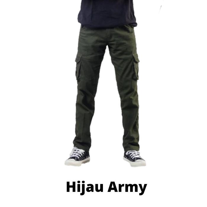Gambar CELANA CARGO PANJANG PRIA BIG ORIGINAL - hijau army, 5XL dari PANTS.CO undefined Tokopedia