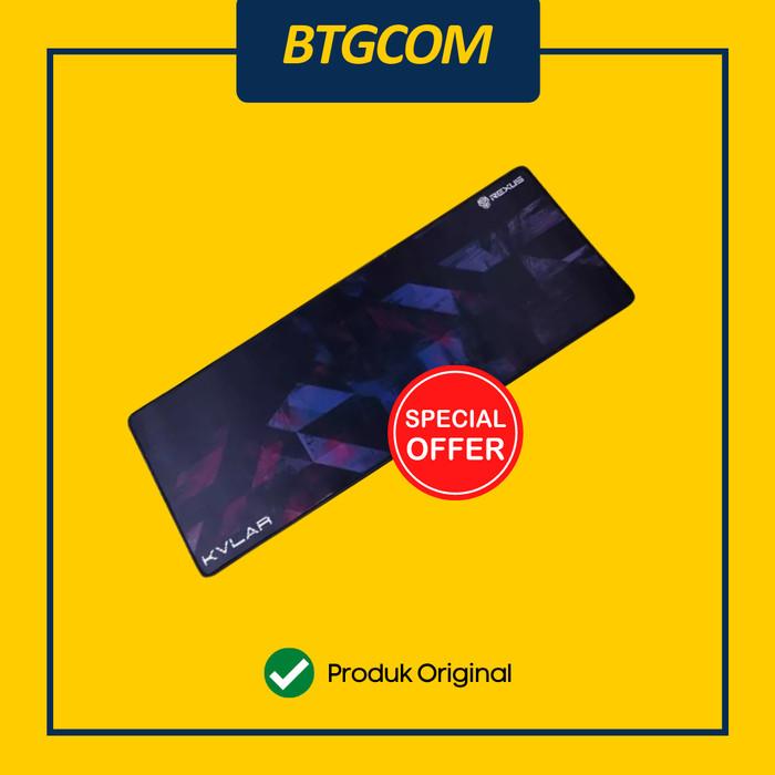 Gambar MOUSEPAD GAMING REXUS KVLAR T10 MOUSE PAD XL BESAR T 10 800X300MM - Hitam dari btgcom undefined Tokopedia