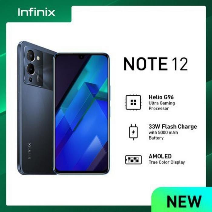 Gambar INFINIX NOTE 12 X670 8/128 GB GARANSI RESMI - Hitam dari azzam-cell undefined Tokopedia