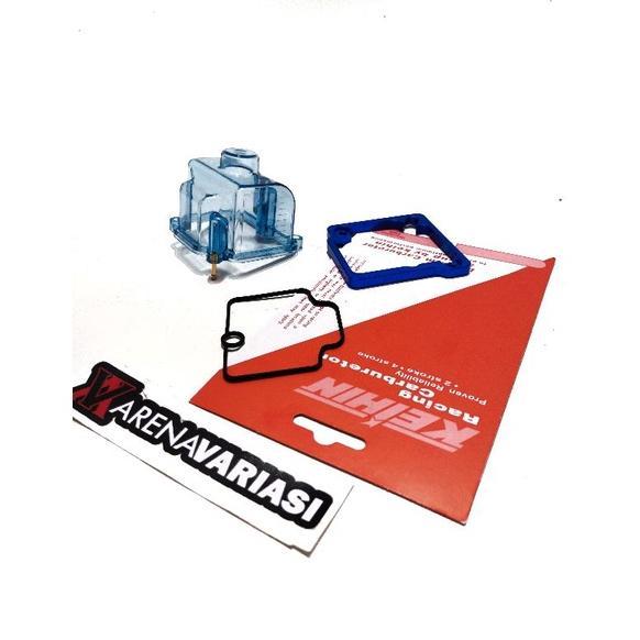 Gambar mangkok tutup mika karbu karburator transparan pnp pe pwk 24 26 28 ksr - Biru, Pe/pwl dari AMS_MOTOR undefined Tokopedia