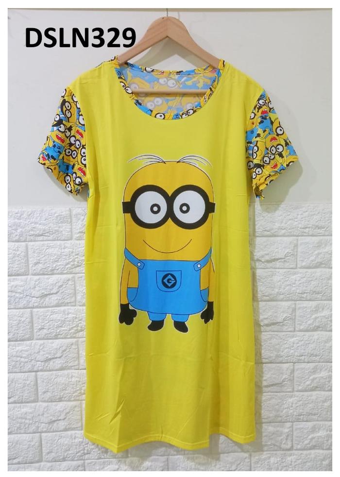 Gambar Daster Ukuran XL - Daster Karakter Ukuran Fit To XL - Daster Wanita - - DSLN329 dari Aneka Bingkisan undefined Tokopedia