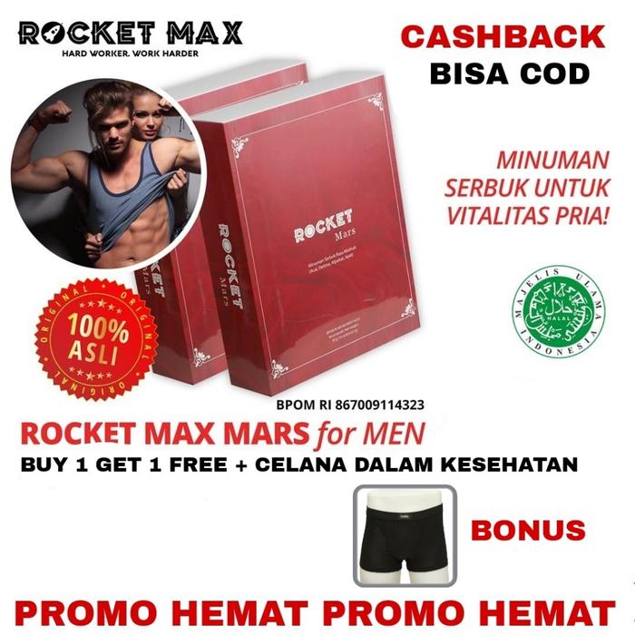 Gambar BIG PROMO Rocket Max Mars dijamin RESMI dan ORIGINAL 100% - 1 Max + Gelang dari Hollago Shop undefined Tokopedia
