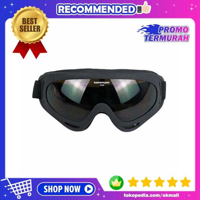 Gambar Goggles Ski Snowboard Tactical UV400 Kacamata Sepeda / Motor Polarized - Cokelat dari OkMall ID undefined Tokopedia