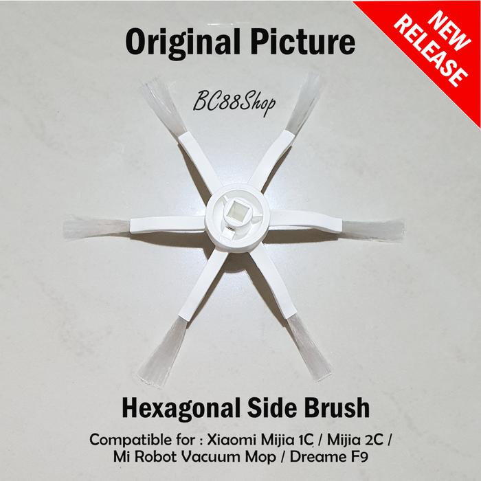 Gambar Paket Hemat Mijia 2C parts (Main Brush, Mop, HEPA, Side Brush) - 6 legs brush dari BC88Shop undefined Tokopedia