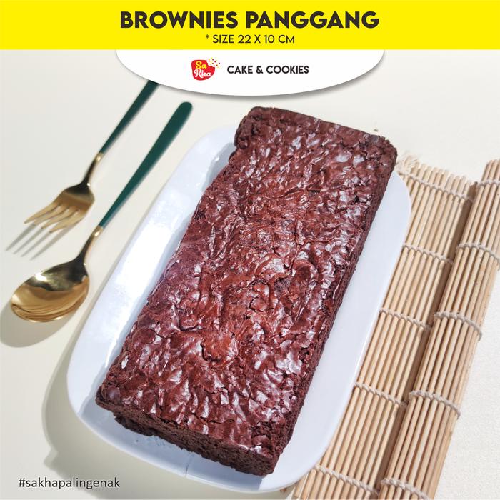 Gambar BROWNIES PANGGANG ORIGINAL SIZE LARGE/BROWNIES FUDGY/BROWNIES PREMIUM dari Sakhacakecookies undefined Tokopedia