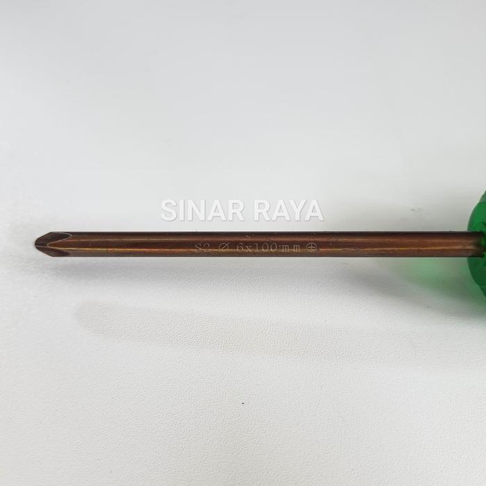 Gambar Obeng Plus Popeye / Obeng Magnet Panjang 150 mm dan 100 mm / 6" 4" - 10cm dari Sinar Raya Bandung undefined Tokopedia