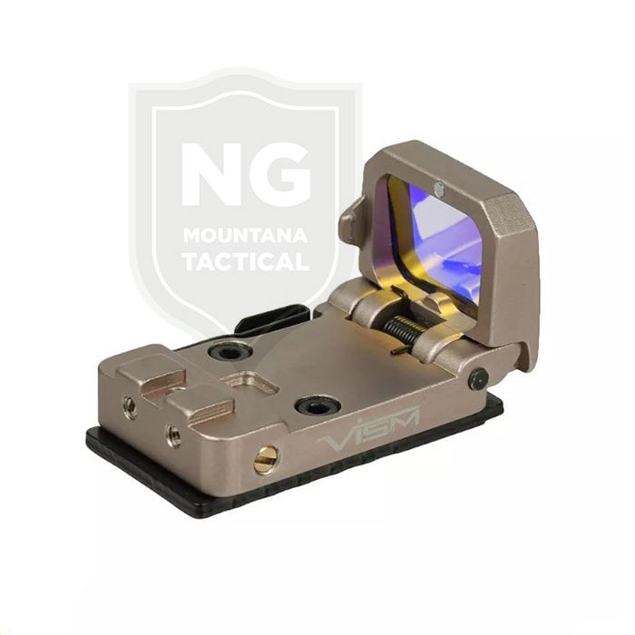 Gambar Vism Flip Dot Sight RMR Holosight Foldable Reflex Sight for Airsoft - Tan dari Mountana Tactical undefined Tokopedia