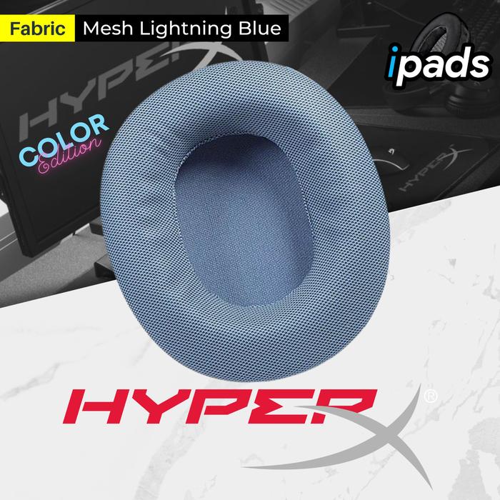 Gambar Earcup Earpad HyperX Cloud Alpha Pro Core Silver Stinger Flight Foam - Mesh Blue, Cloud Alpha S dari iPads. undefined Tokopedia