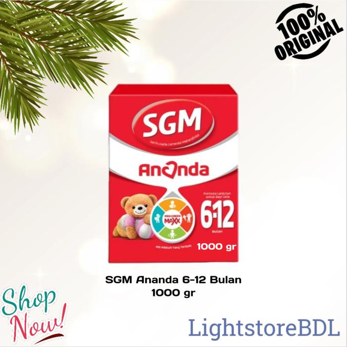 Gambar SGM Ananda 2 Susu Formula Bayi 6-12 Bulan 1000 gr dari Lightstorebdl undefined Tokopedia