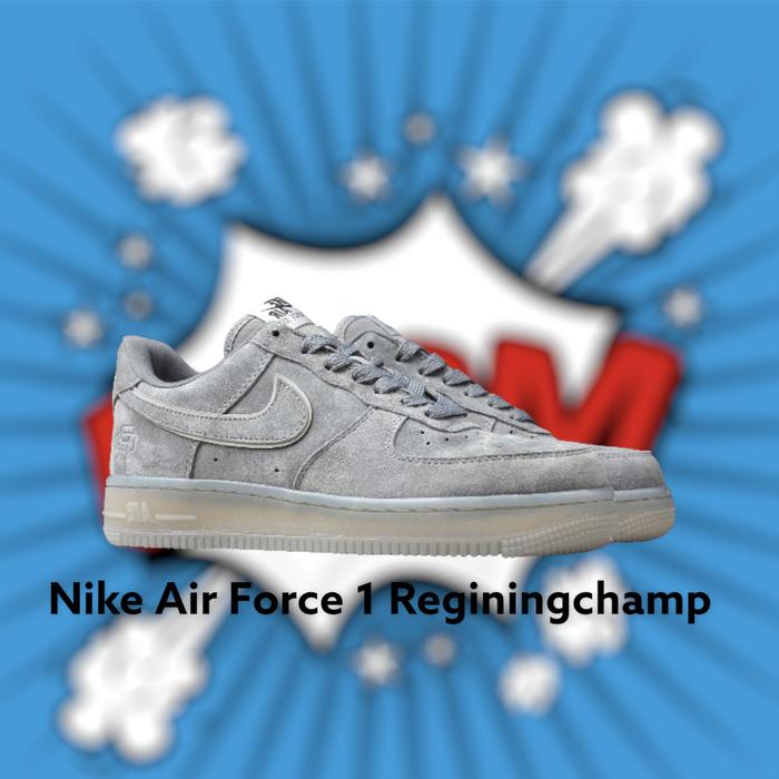 Promo Air Force 1'07 LV8 Suede Dark Grey Black Reflective ORIGINAL  Abu-abu, 39 di Boomcoltd Tokopedia