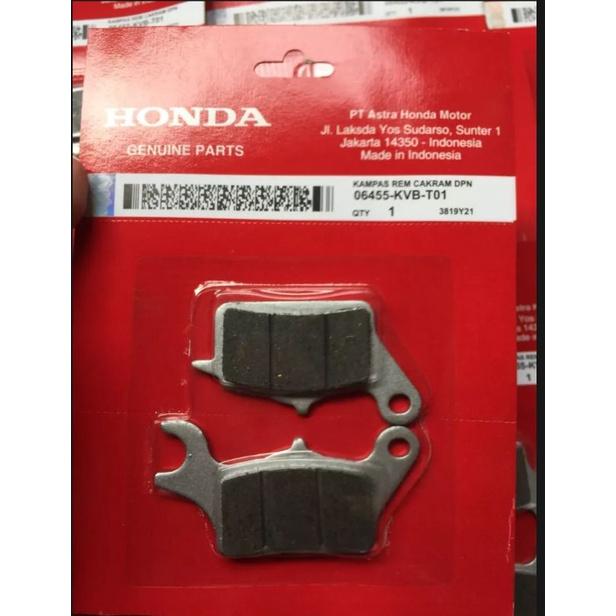Gambar kampas rem depan belakang honda beat fi,beat esp,beat pop,vario 125,va - depan saja dari Big Lucky Motor undefined Tokopedia
