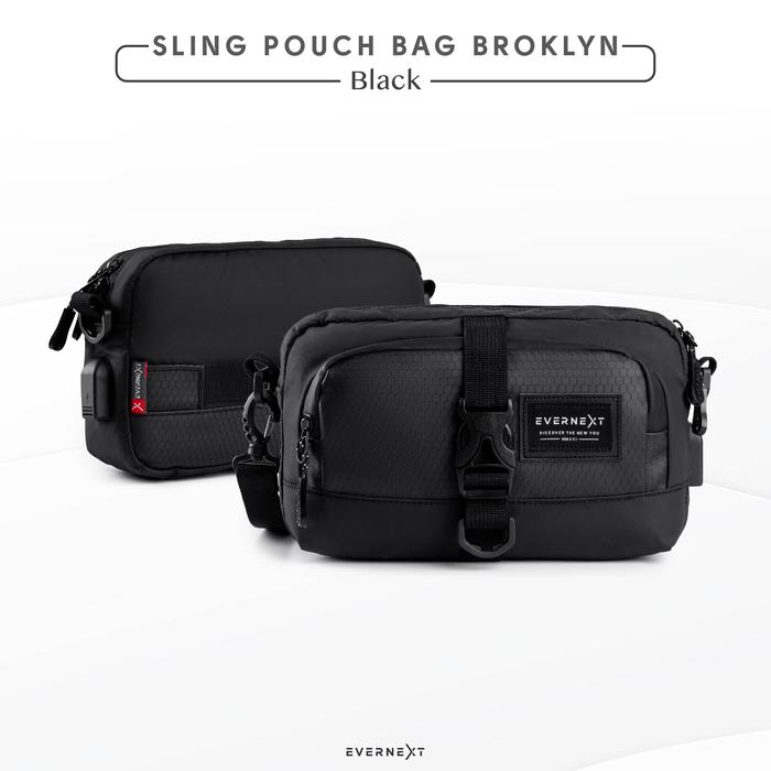 Gambar Tas Selempang Waterproof Tas Slempang Cowok Anti Air Tas Pria Terbaru - Hitam dari UNGSIRA STORE undefined Tokopedia