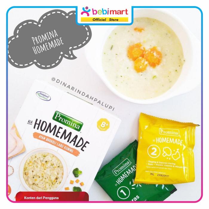Gambar Promina Homemade Ayam Brokoli Labu Kuning dari Bebimart Babyshop undefined Tokopedia