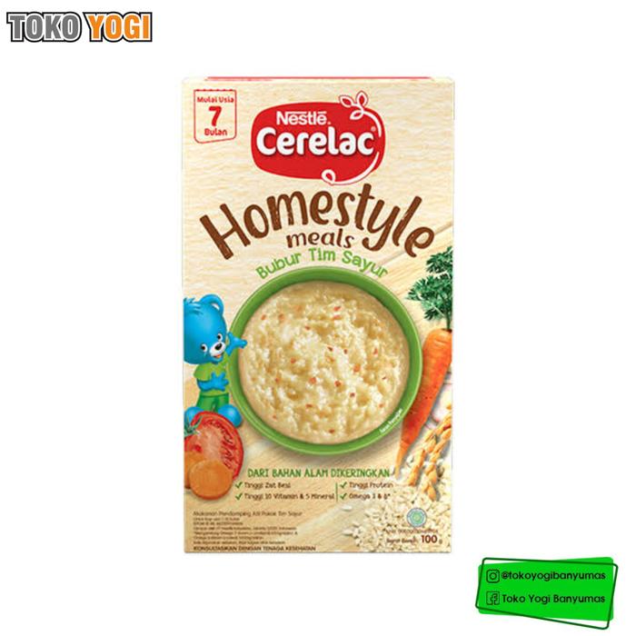 Gambar NESTLE CERELAC - HOMESTYLE - BUBUR TIM SAYUR - 100 GRAM dari Toko Yogi Banyumas undefined Tokopedia