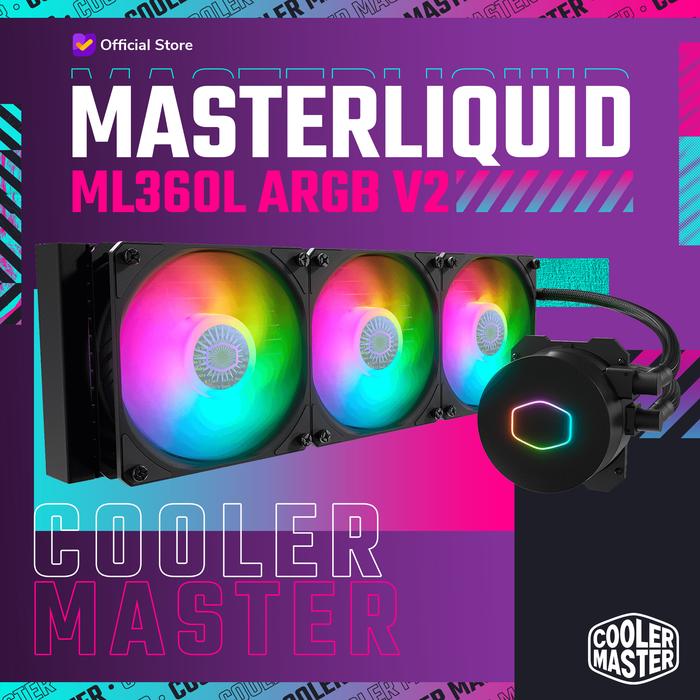 Cooler Master Masterliquid Ml360l V2 Argb Liquid Cooler