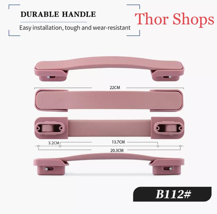 Gambar handle pegangan koper delsey elle lojel condotti navy samsonite - Merah Muda dari Thor Shops undefined Tokopedia