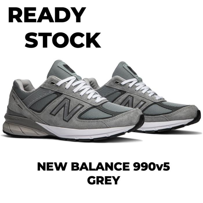 Grey Sepatu New Balance 990 Grey New Balance 990 V4 Gris Sepatu