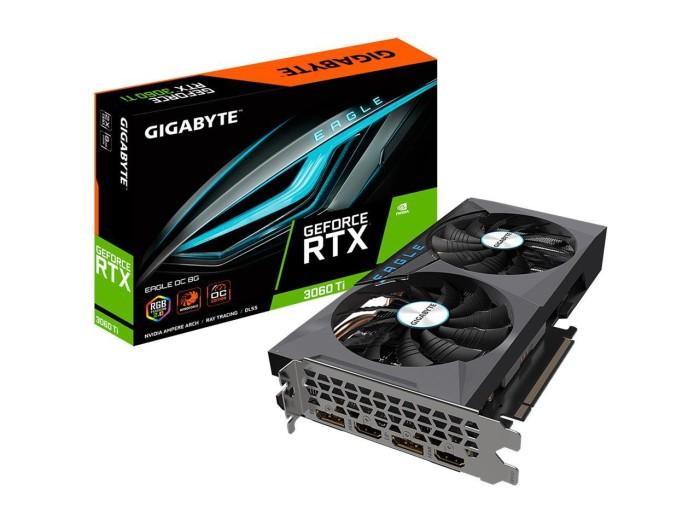 Jual GIGABYTE GEFORCE RTX 3060 Ti EAGLE OC 8GB GDDR6 256 BIT