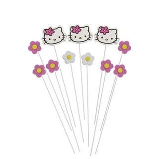 Gambar Cake Topper Hello Kitty/Figure Hello Kitty Isi 5 Pcs/Hello Kitty Dekor - Hk Tangkai dari Crystall Puding dan Cake undefined Tokopedia