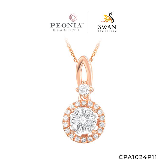 Gambar Liontin Berlian CPA1024P11 - Peonia Diamond By Swan Jewellery - Rose Gold dari Peonia Diamond By Swan undefined Tokopedia