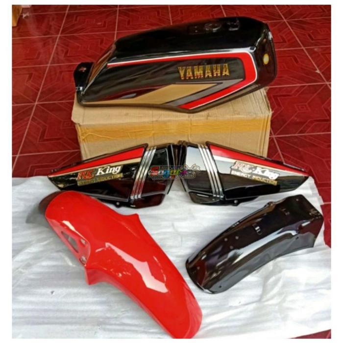 Gambar PAKET BODY FULL SET YAMAHA RX KING COBRA TAHUN 1992 WARNA HITAM dari Podomoropart_NEW undefined Tokopedia