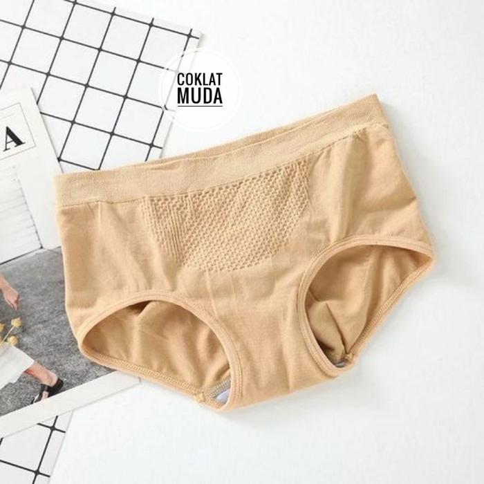 Gambar CELANA DALAM SEAMLESS - COKLAT MUDA dari cw.store899 undefined Tokopedia