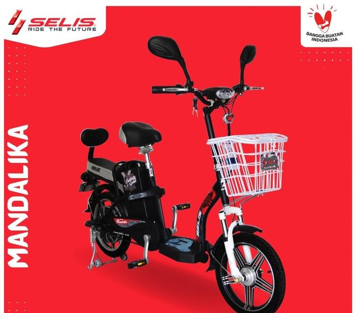 Gambar Sepeda Listrik - Selis Mandalika - Hitam dari bikethusiasm undefined 3 Tokopedia