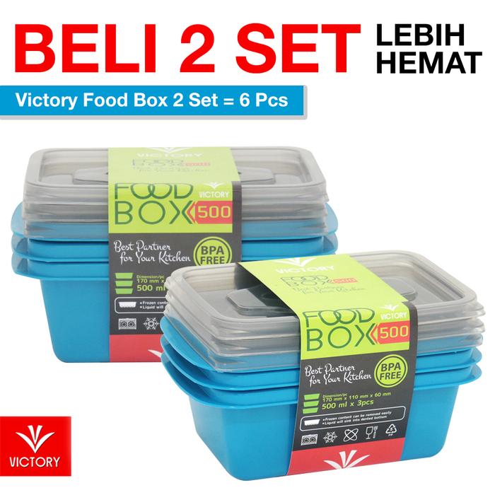 Gambar Food Box Victory 500ml - Paket Hemat dari Chellodion undefined 5 Tokopedia
