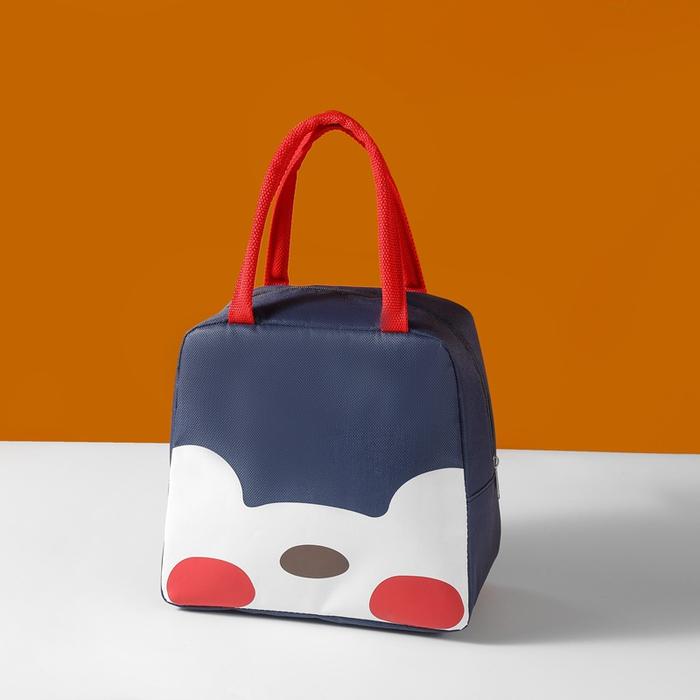 Gambar ARAMI Kids Travel Insulated Lunch Bag | Tas Bekal Sekolah Tahan Panas - Navy Bear dari Arami Lifestyle undefined Tokopedia