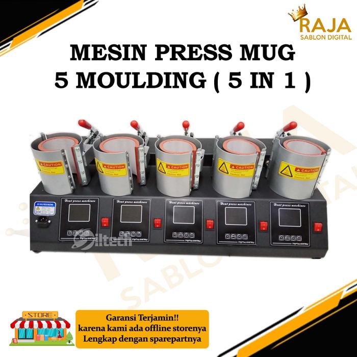 Jual MESIN PRESS MUG 5 IN 1 / 5 