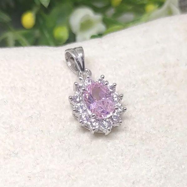 Gambar BCL439 PERHIASAN KALUNG LIONTIN SWEET PEA PERAK SILVER 925 LAPIS EMAS - Merah Muda, LIONTIN dari Beauty Culture undefined Tokopedia