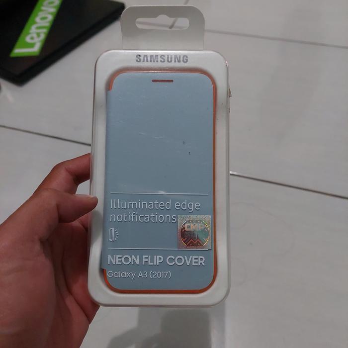 Gold Neon Flip Cover A3 2017 Flip калъф за Samsung Galaxy A3 (2017