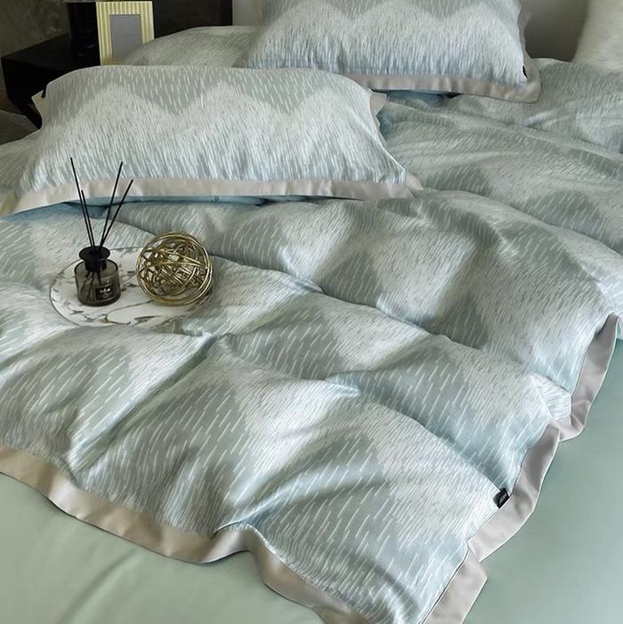 Gambar bedding set austria tencel - mint, S dari Aesthetic bedding undefined Tokopedia