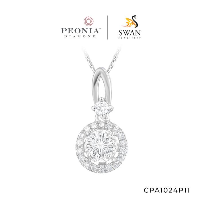 Gambar Liontin Berlian CPA1024P11 - Peonia Diamond By Swan Jewellery - White Gold dari Peonia Diamond By Swan Kota Administrasi Jakarta Barat Tokopedia